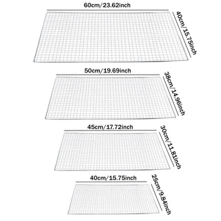 Grelha de Arame para Churrasco – Kit com 2 Peças em Aço Galvanizado