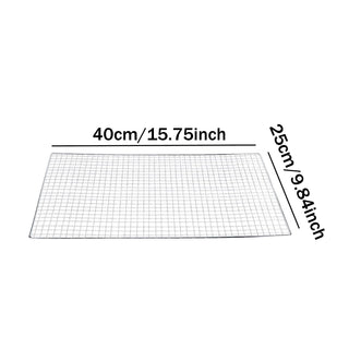 Grelha de Arame para Churrasco – Kit com 2 Peças em Aço Galvanizado