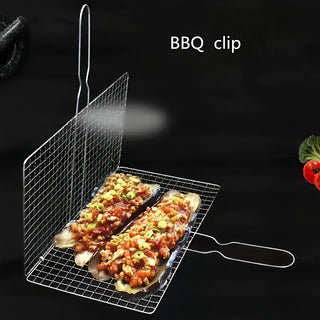 Grelha Dupla com Cabo – Inox Reforçado para Churrasco