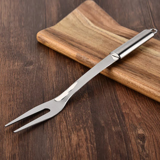 Garfo Trinchante de Aço Inox Profissional para Churrasco – Resistente, Ergonômico e Ideal para Cortes Precisos | Carvão Zé Cão