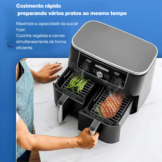 Suporte para Espetinhos e Costelas em Aço Inox 2 em 1 para Churrasqueira