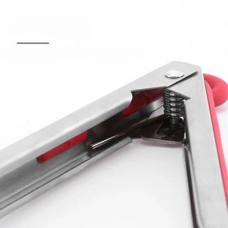 Pegador para Churrasco de Aço Inoxidável com Silicone