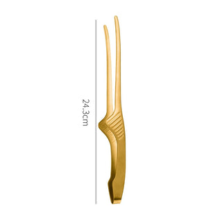 Pinça de Aço Inox para Camarão e Frutos do Mar 25,7cm