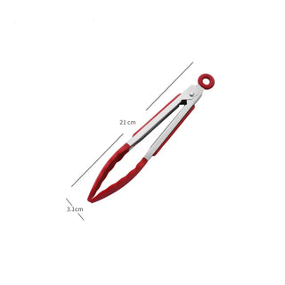 Pegador para Churrasco de Aço Inoxidável com Silicone