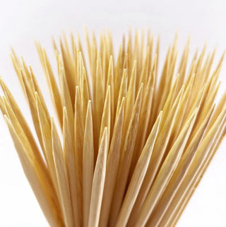 Espetos de Bambu Natural para Churrasco 90 Unidades