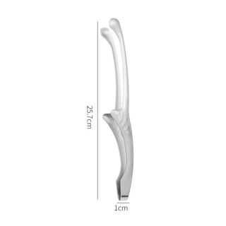Pinça de Aço Inox para Camarão e Frutos do Mar 25,7cm