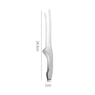 Pinça de Aço Inox para Camarão e Frutos do Mar 25,7cm