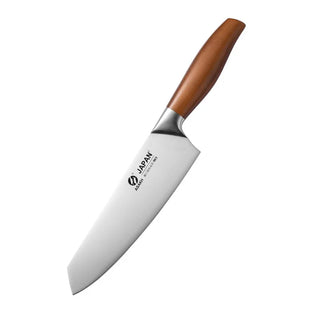 Faca De Japonês Nakiri Profissional em Aço Inox com Cabo de Madeira
