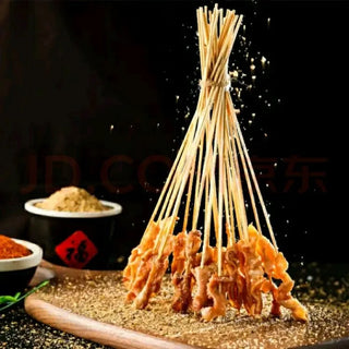 Espetos de Bambu Natural para Churrasco 90 Unidades
