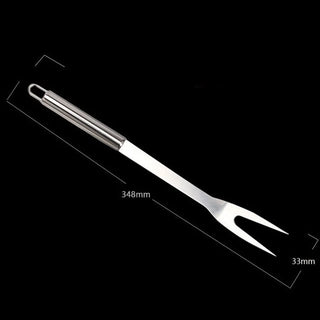 Kit Utensílios para Churrasco Profissional em Aço Inox com Bolsa