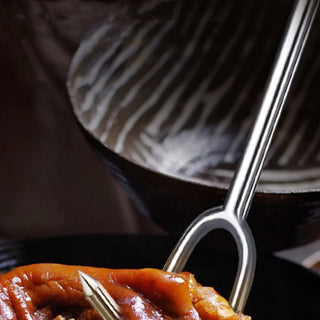 Garfo Trinchante em Aço Inoxidável para Churrasco