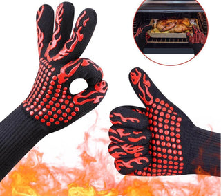 Luva Térmica para Churrasco e Cozinha Resistente ao Calor até 800°C