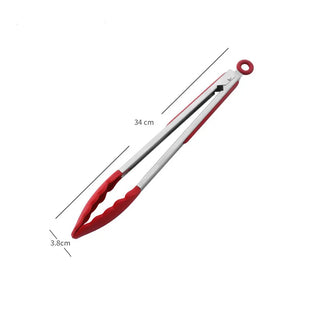 Pegador para Churrasco de Aço Inoxidável com Silicone