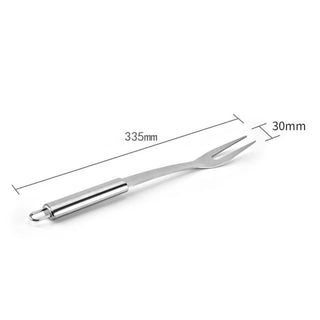 Garfo Trinchante de Aço Inox Profissional para Churrasco – Resistente, Ergonômico e Ideal para Cortes Precisos | Carvão Zé Cão