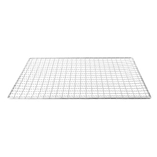 Grelha de Aço Inox para Churrasco 34x22cm
