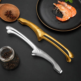 Pinça de Aço Inox para Camarão e Frutos do Mar 25,7cm