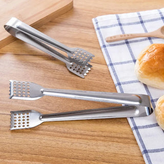 Pinça de Aço Inox Multiuso para Churrasco e Cozinha