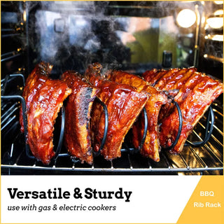 Suporte para Costela e Carnes em Aço para Churrasco